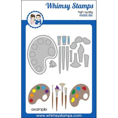 Whimsy Stamps Deb Davis Outlines Die -  Paint And Palette